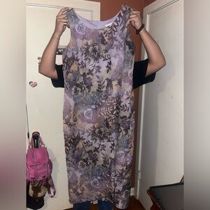 Grunge maxi dress! I’d definitely wear this pretty dress in the fall/summer